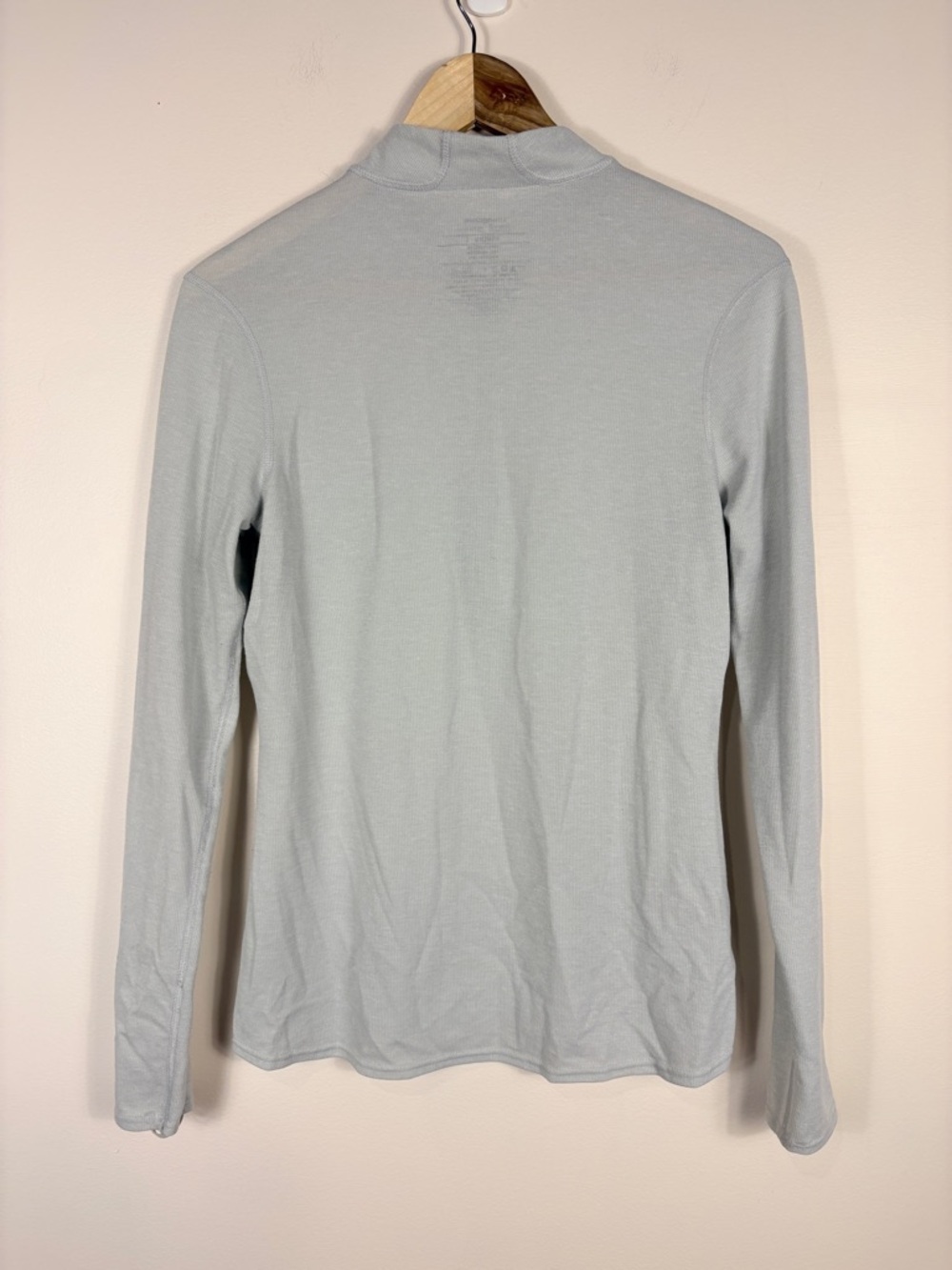 Patagonia Capilene Baselayer Light Blue Quarter Zip Lightweight Long Sleeve Top - Picture 2 of 6